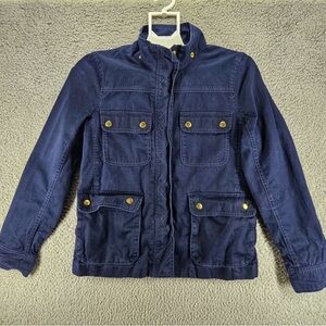 J. Crew Navy Jacket with Gold Accents Size S